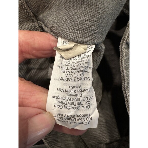 Madewell Women's Pants Size 26 Khaki Wide Leg Cropped Highrise Style#j8985 - Picture 8 of 9